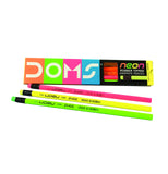 Doms Neon RT HB/2 Round Pencils 12 Pcs
