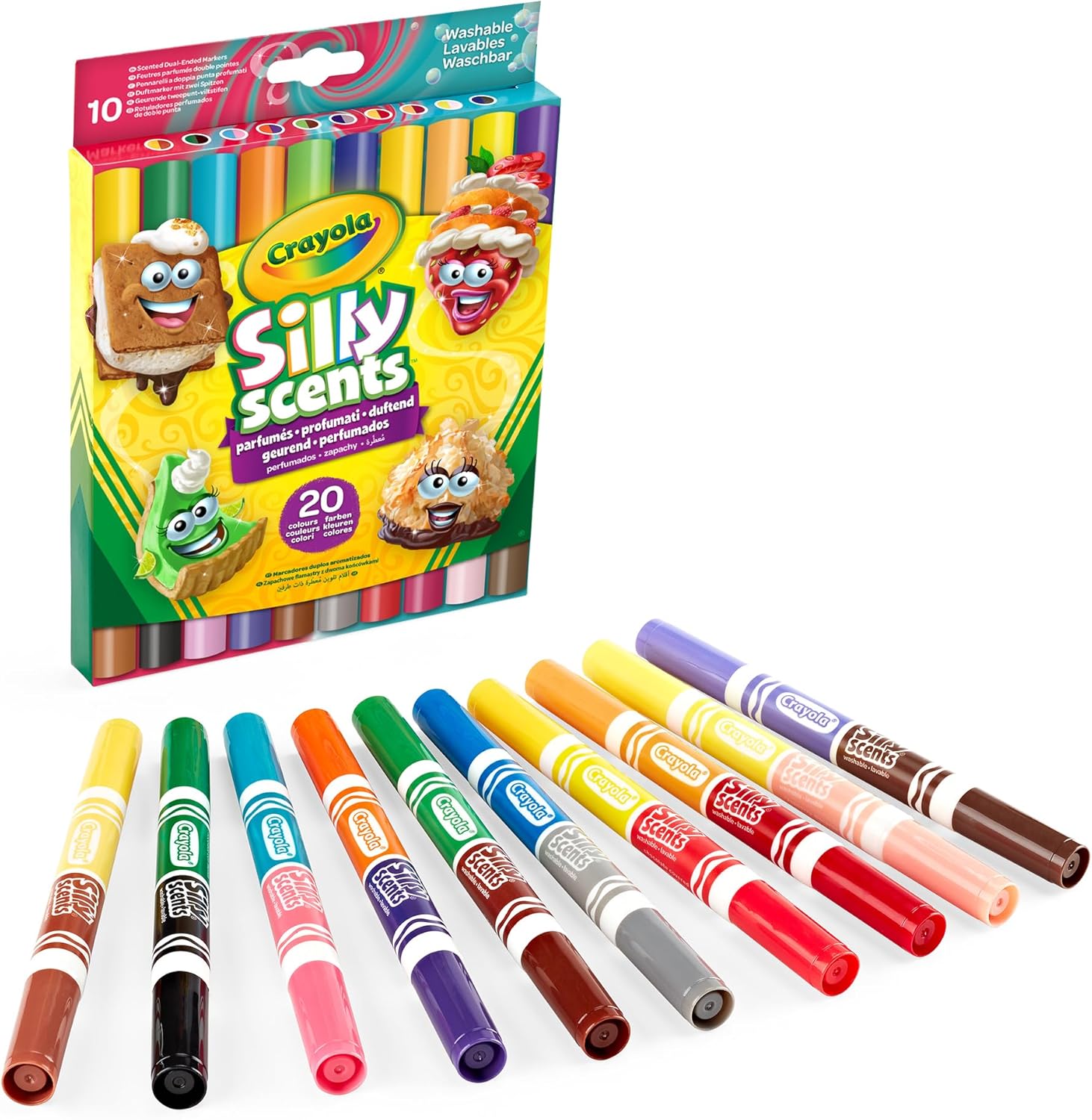 crayola-silly-scents-scented-double-tip-wahable-markers-pack-of-10-1