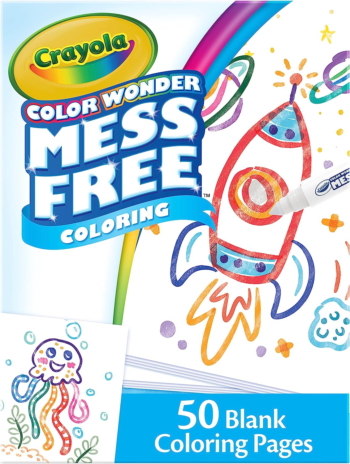 Crayola Color Wonder Blank Coloring Pages - 50 Pages - Laadlee