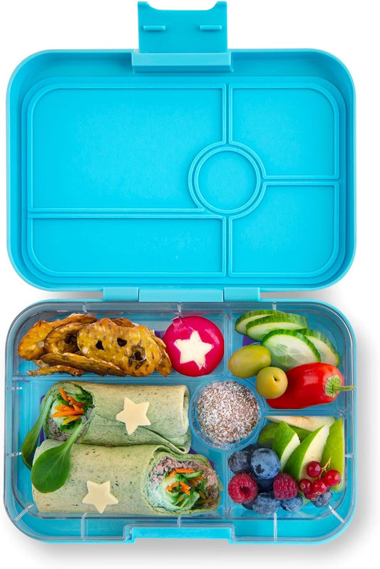 Yumbox Tapas 5 Compartment Lunch Box Bone Apetit Tray - Nevis Blue