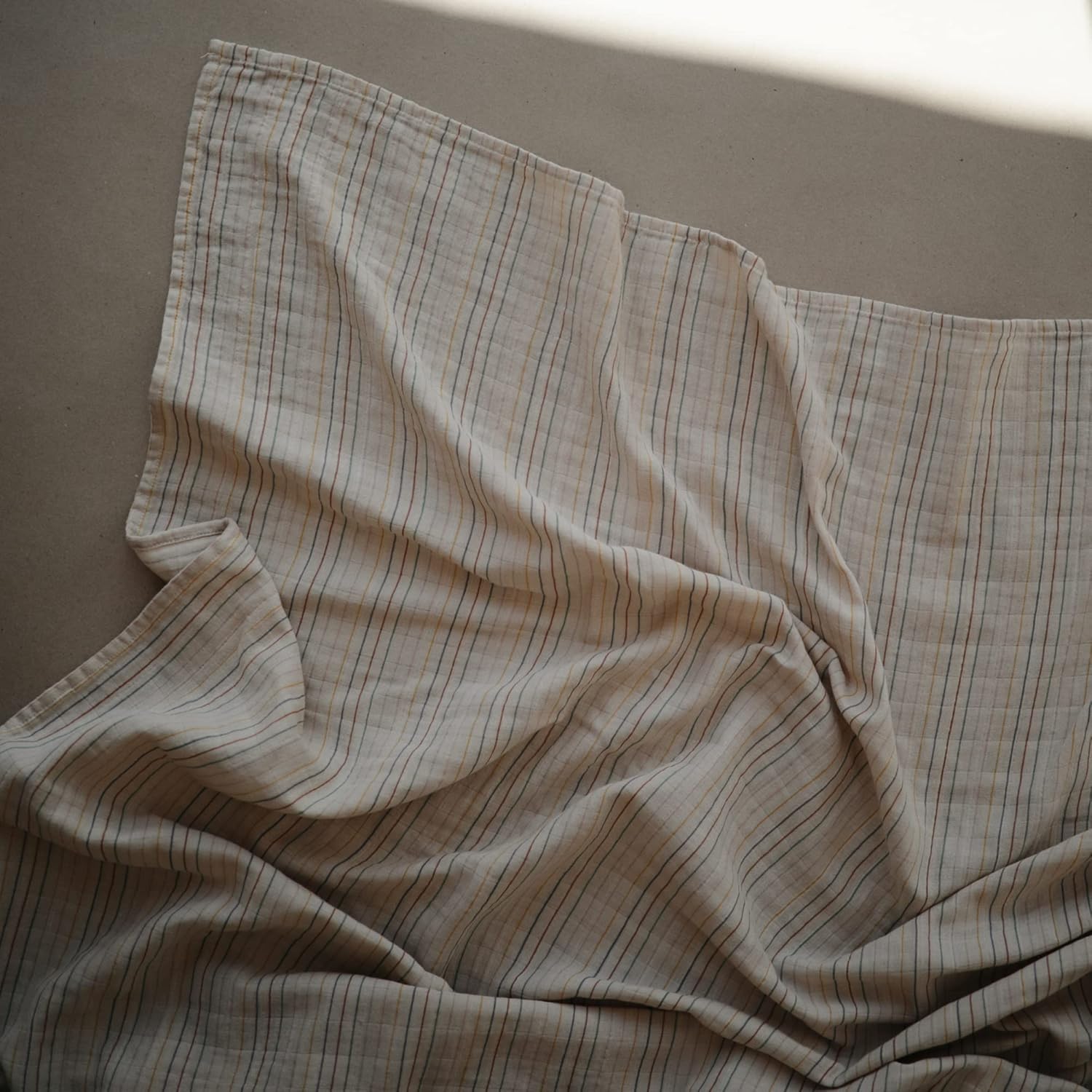Mushie Swaddle - Retro Stripes - Laadlee