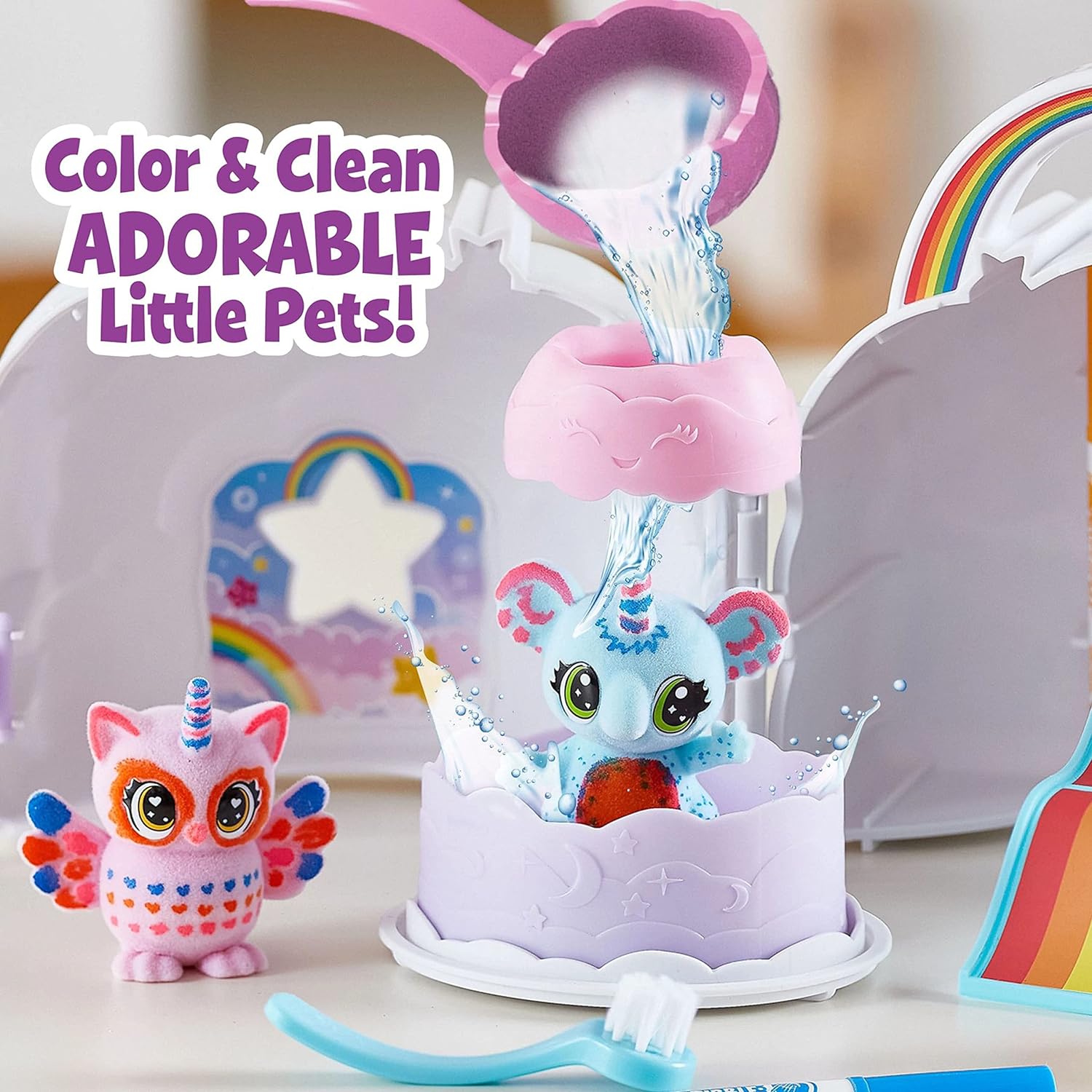 Crayola Scribble Scrubbie Pets Cloud Clubhouse Playset - Laadlee