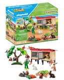 Playmobil Country Rabbit Hutch Farm Animal Play Sets