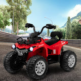 MYTS ATV Quad Kids Ride-On 4-Wheeler Quad Bike 12V - Red