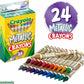 Crayola Metallic Crayons - Pack of 24 - Laadlee