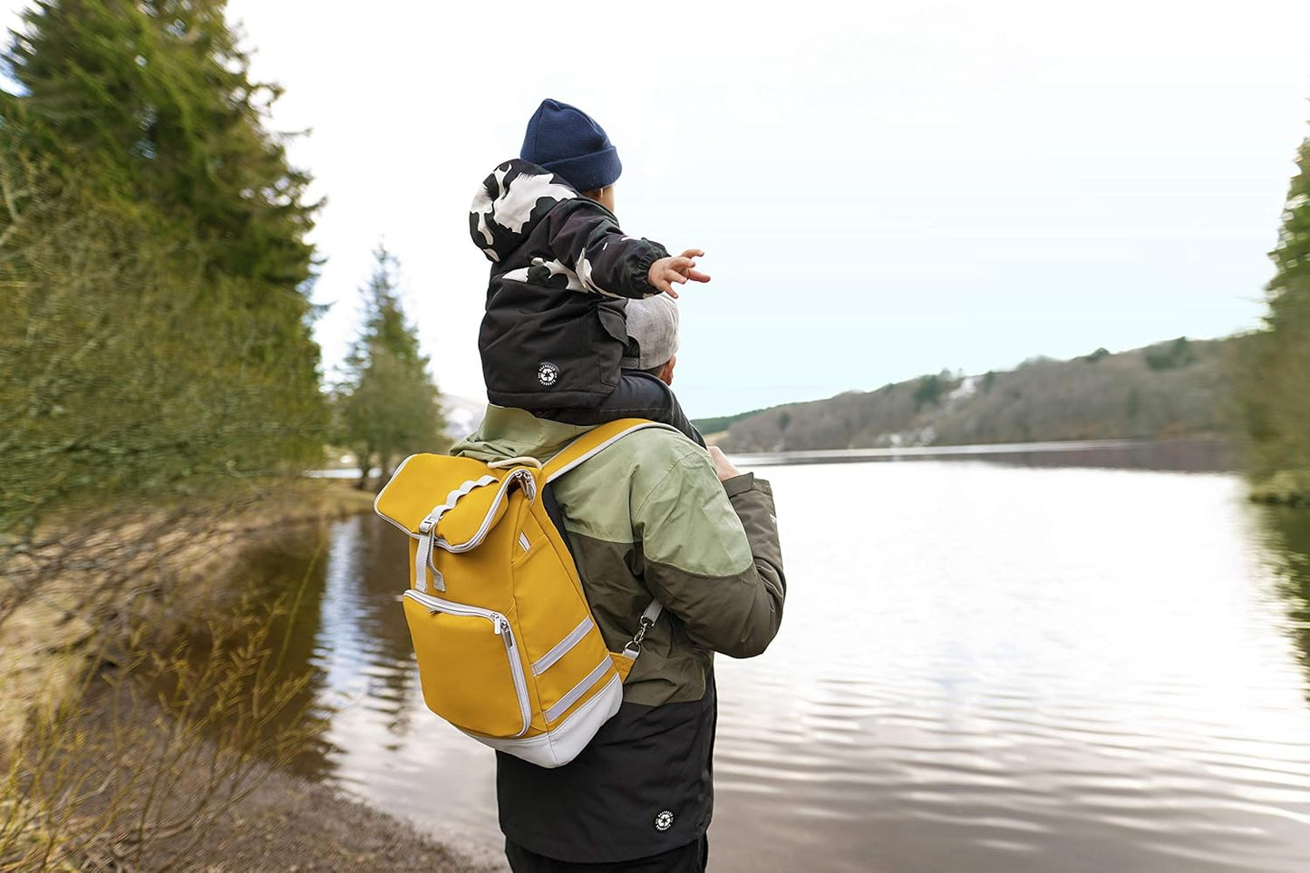 Babymoov Sancy Diaper Bag Backpack - Saffron Yellow