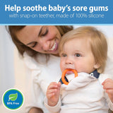 Dr. Brown's Bandana Bib With Teether - Anchors / Whales - Pack of 2 - Laadlee