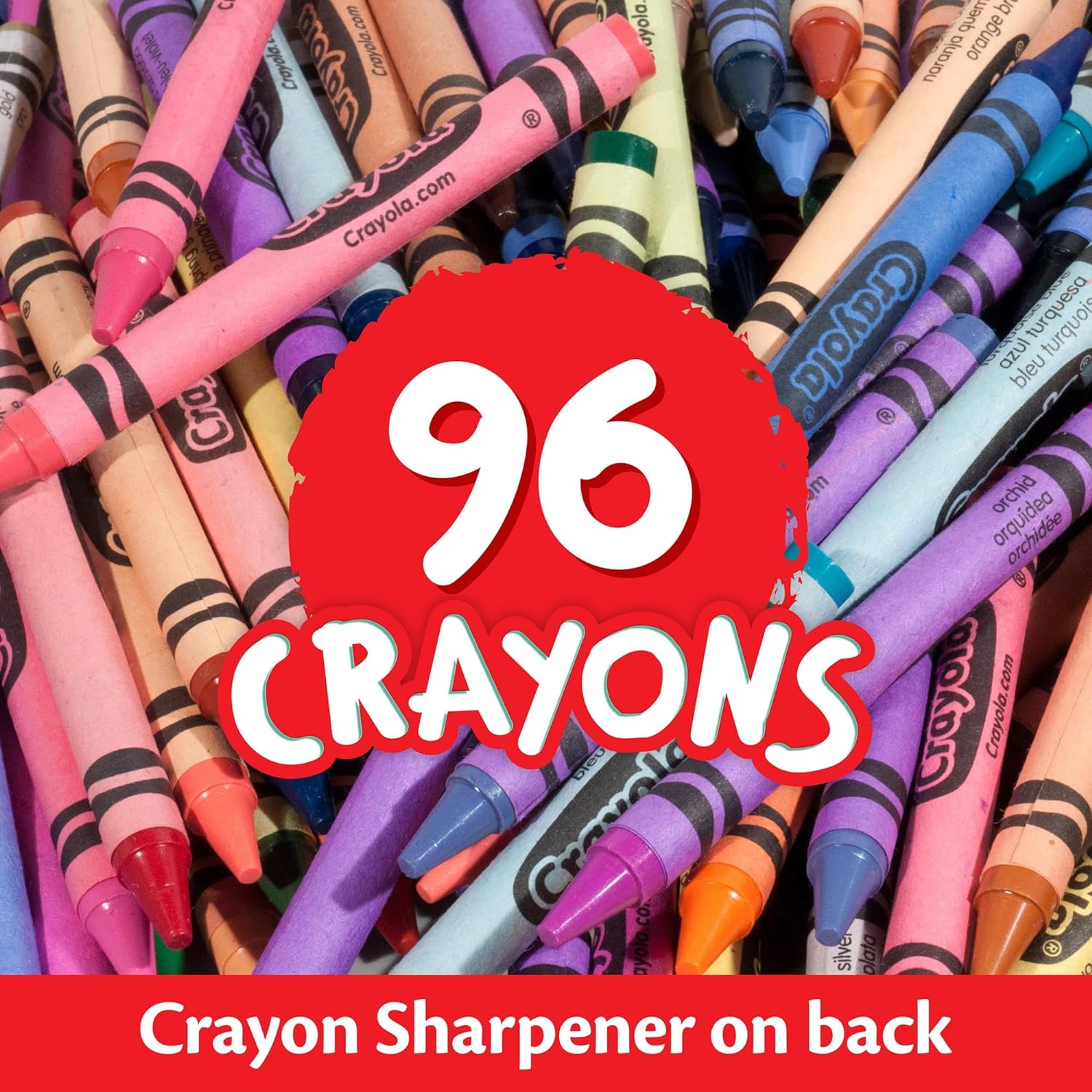 Crayola Crayons - Pack of 96 - Laadlee