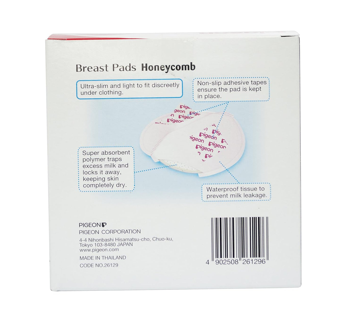 Pigeon Breast Pads Honey Comb - 36Pcs Per Box