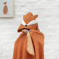 Trixie Hooded Towel - Mr. Fox (75Cm X 75Cm) - Laadlee