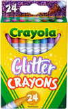 Crayola Glitter Crayons - Pack of 24 - Laadlee