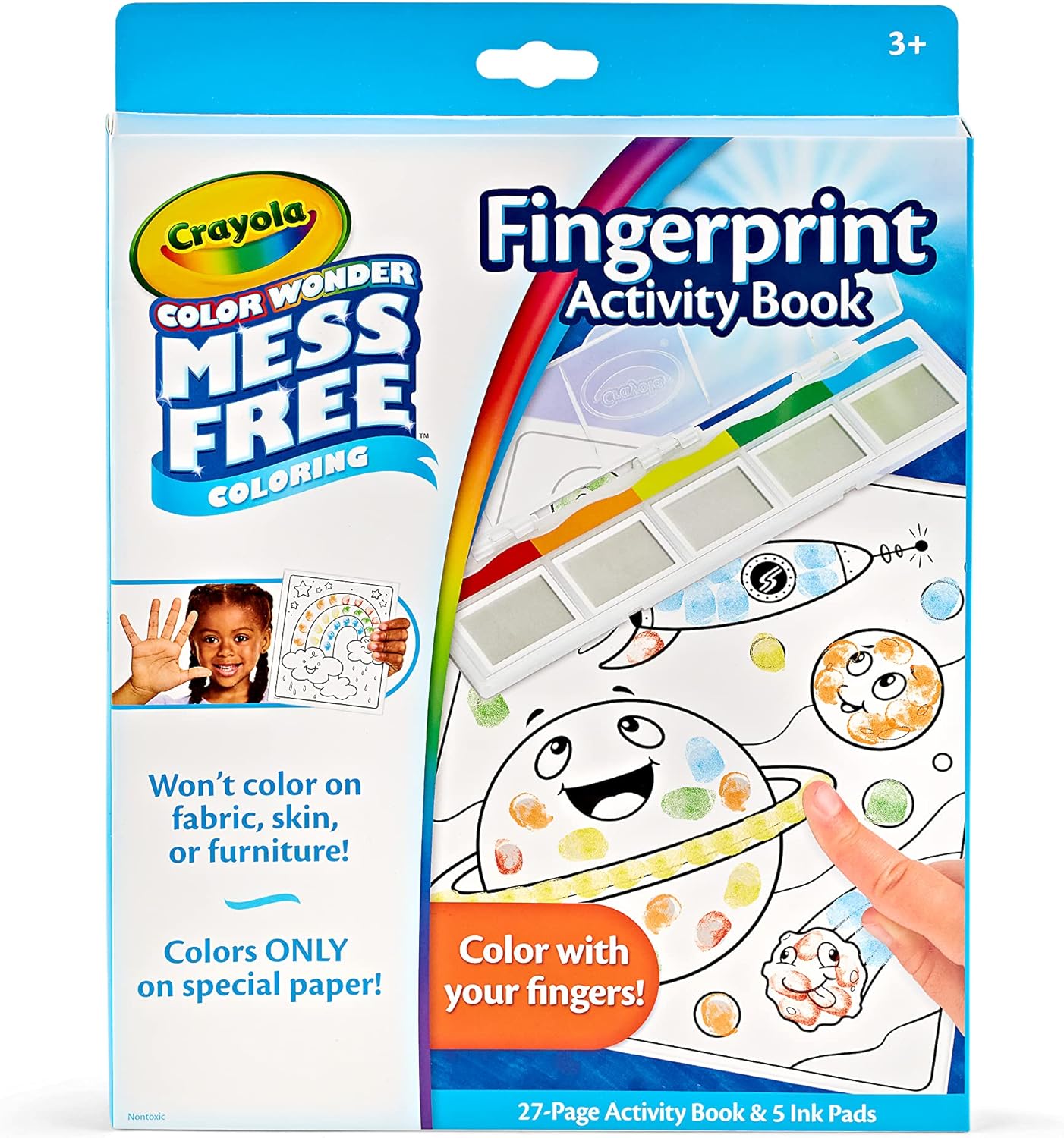Crayola Color Wonder Fingerprint Activity Book - Laadlee