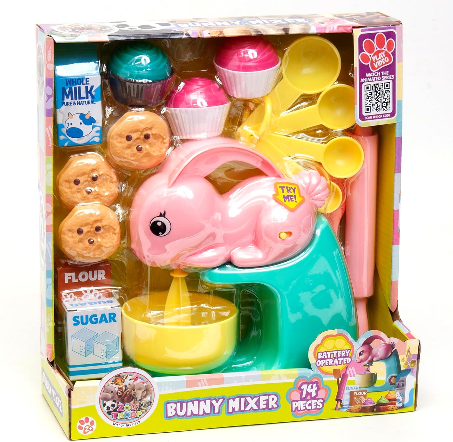 Zoo Troop Bunny Mixer With Accessories - Laadlee