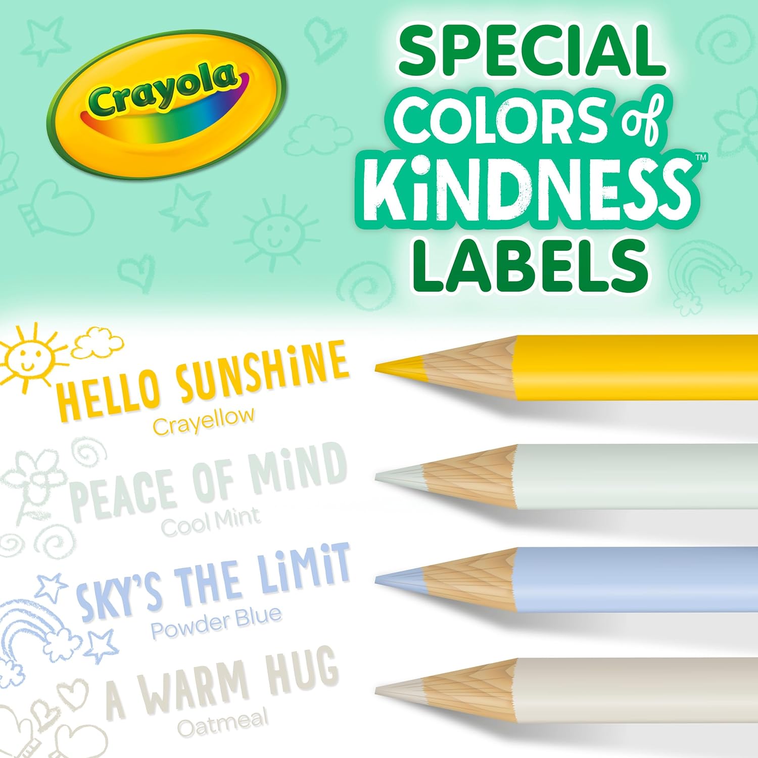 Crayola Colors of Kindness Colored Pencils - Pack of 12 - Laadlee