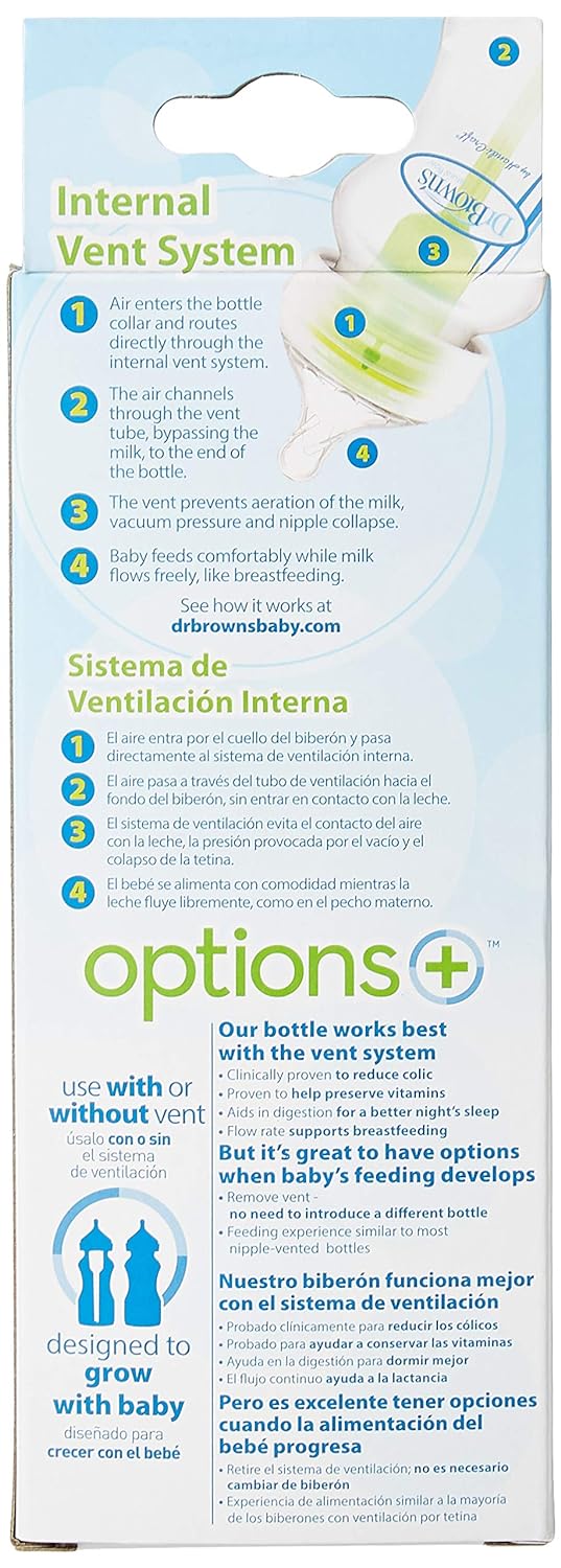 Dr. Brown's PP Wide Neck Options+ Bottle 150ml - Laadlee