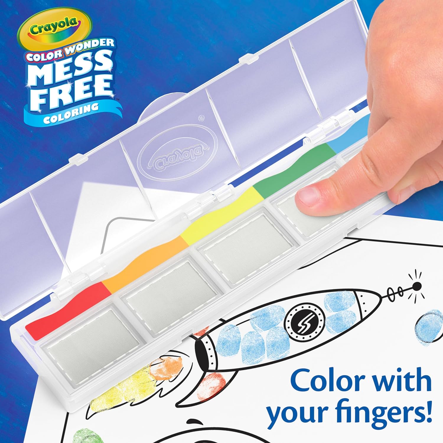 Crayola Color Wonder Fingerprint Activity Book - Laadlee