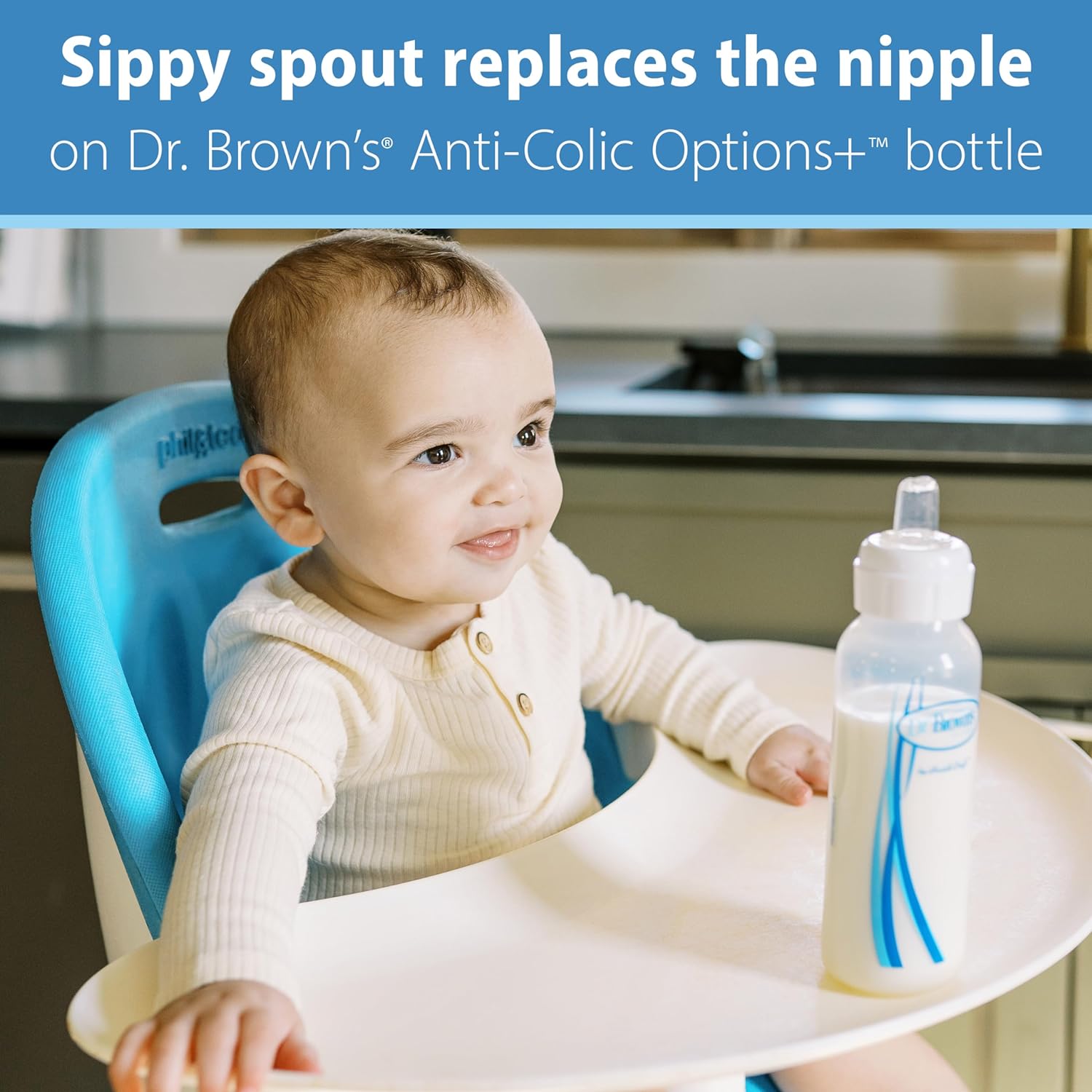 Dr. Brown's Narrow Options+ Bottle Sippy Spout - Pack of 2 - Laadlee