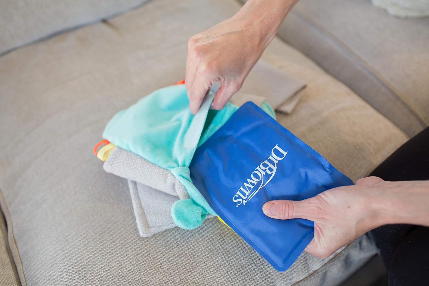 Dr. Brown's Infant Gripebelt - Hedgehog - Laadlee