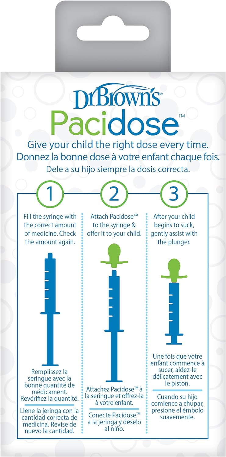Dr. Brown's Pacidose Liquid Medicine Dispenser Combo Pack - Laadlee