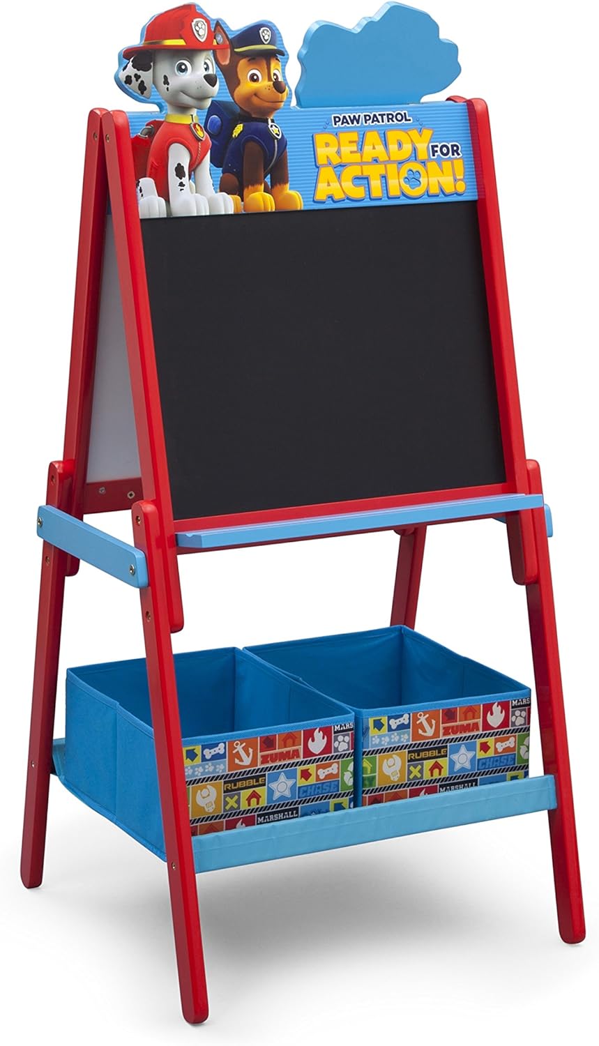 Delta Children Paw Patrol Wooden Activity Easel With Storage