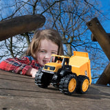 D-Power Teamsterz  JCB 10" Dump Truck Sand Tool and Helmet Playset