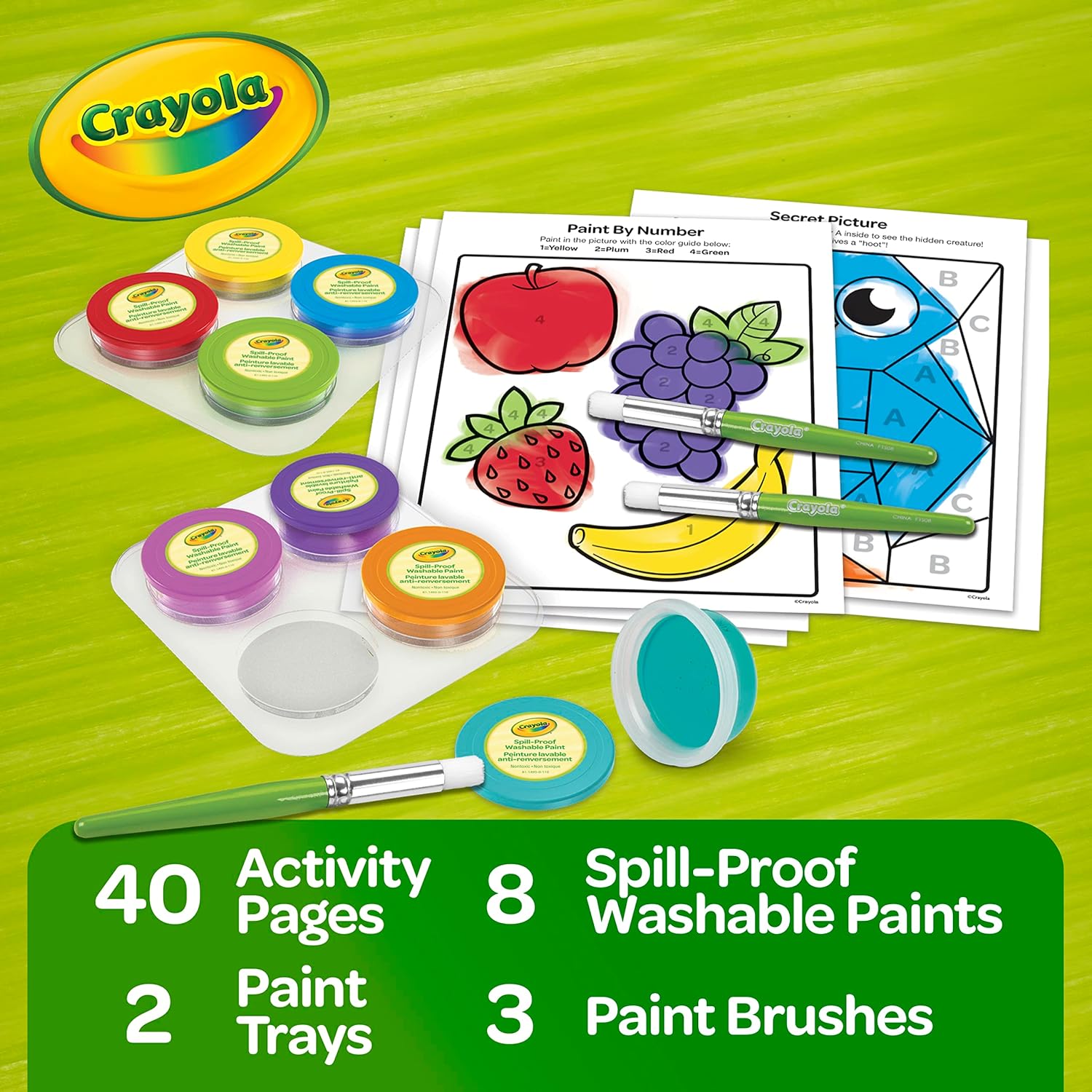 Crayola Spill-Proof Paint Activity Kit - Laadlee