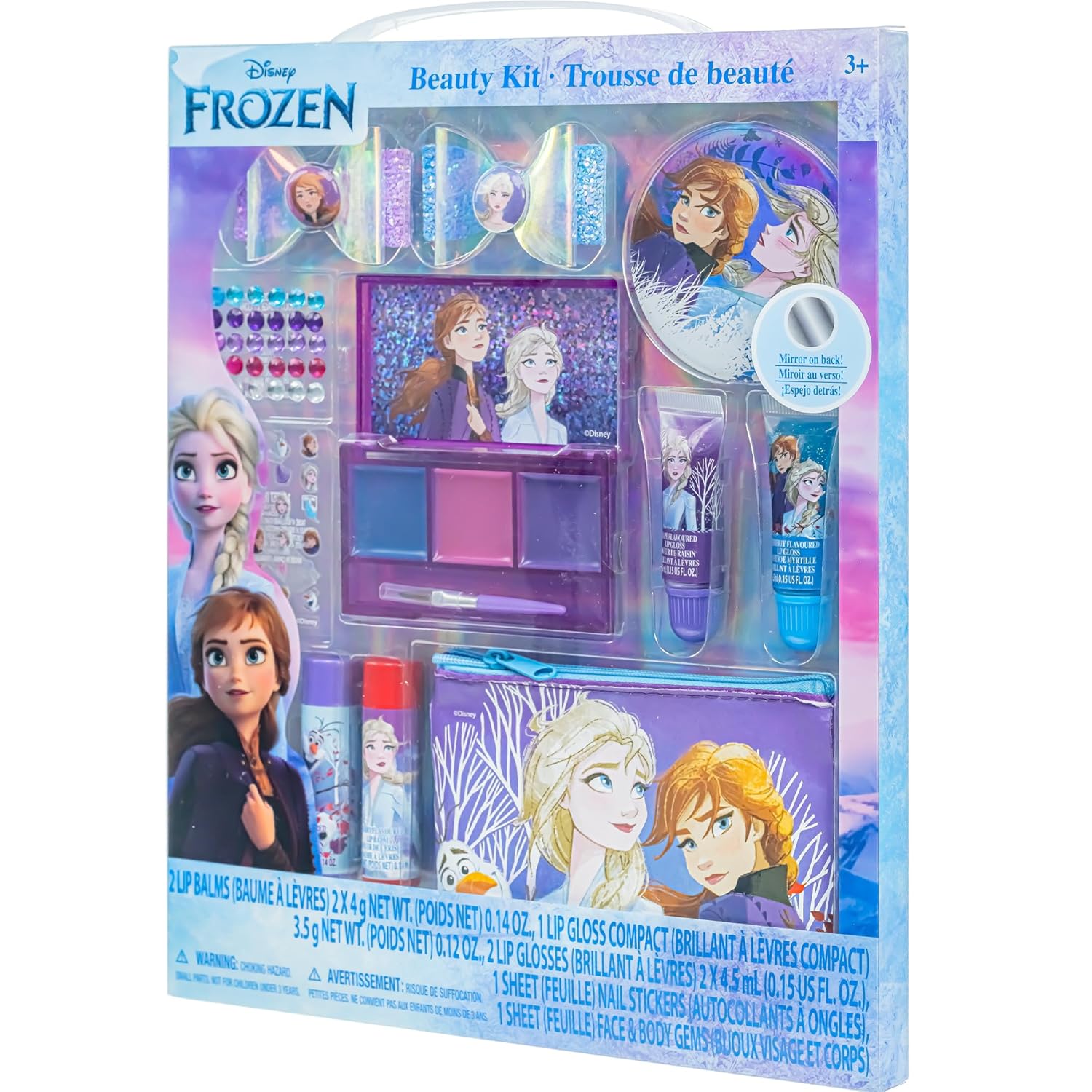 Townley Girl Disney Frozen - Cosmetic Box Set With Pouch - Laadlee