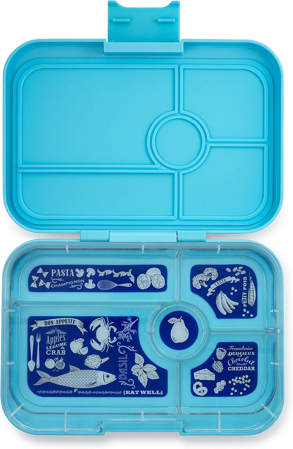 Yumbox Tapas 5 Compartment Lunch Box Bone Apetit Tray - Nevis Blue