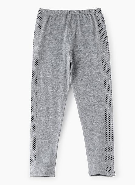 Jelliene All Over Printed Leggings - Grey - Laadlee