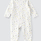 Tiny Hug Baby Sleep Suit with Mittens - Stars - Laadlee