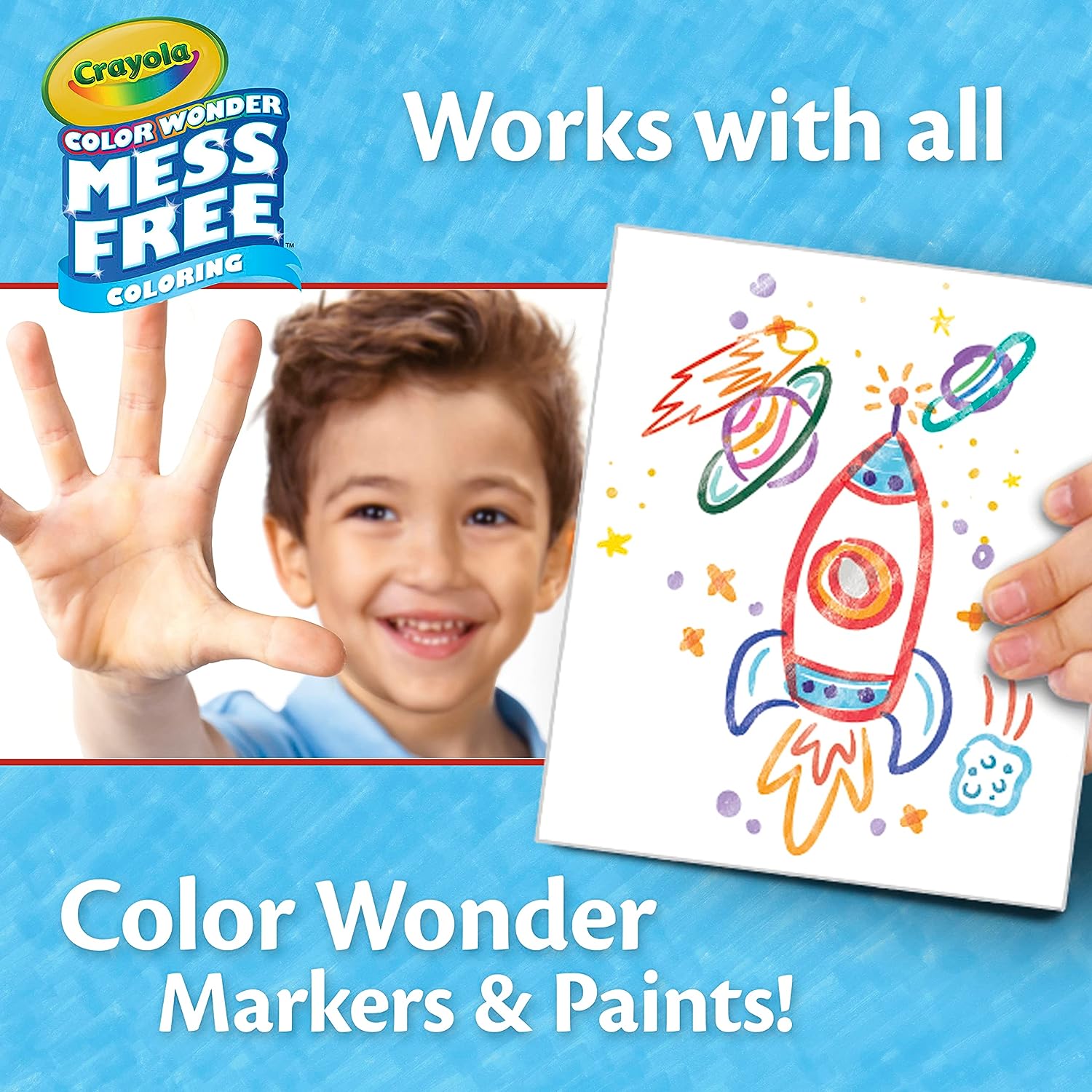 Crayola Color Wonder Blank Coloring Pages - 50 Pages - Laadlee