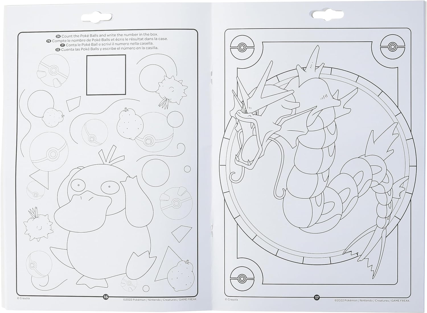 Crayola Pokemon Activities Coloring Book - Laadlee