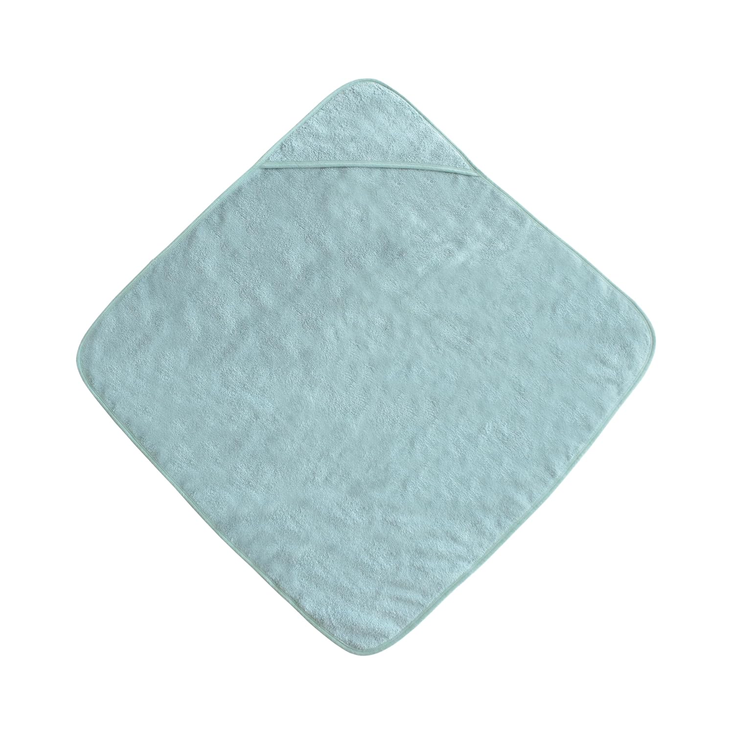Mushie Hooded Towel Sea Mist - Laadlee