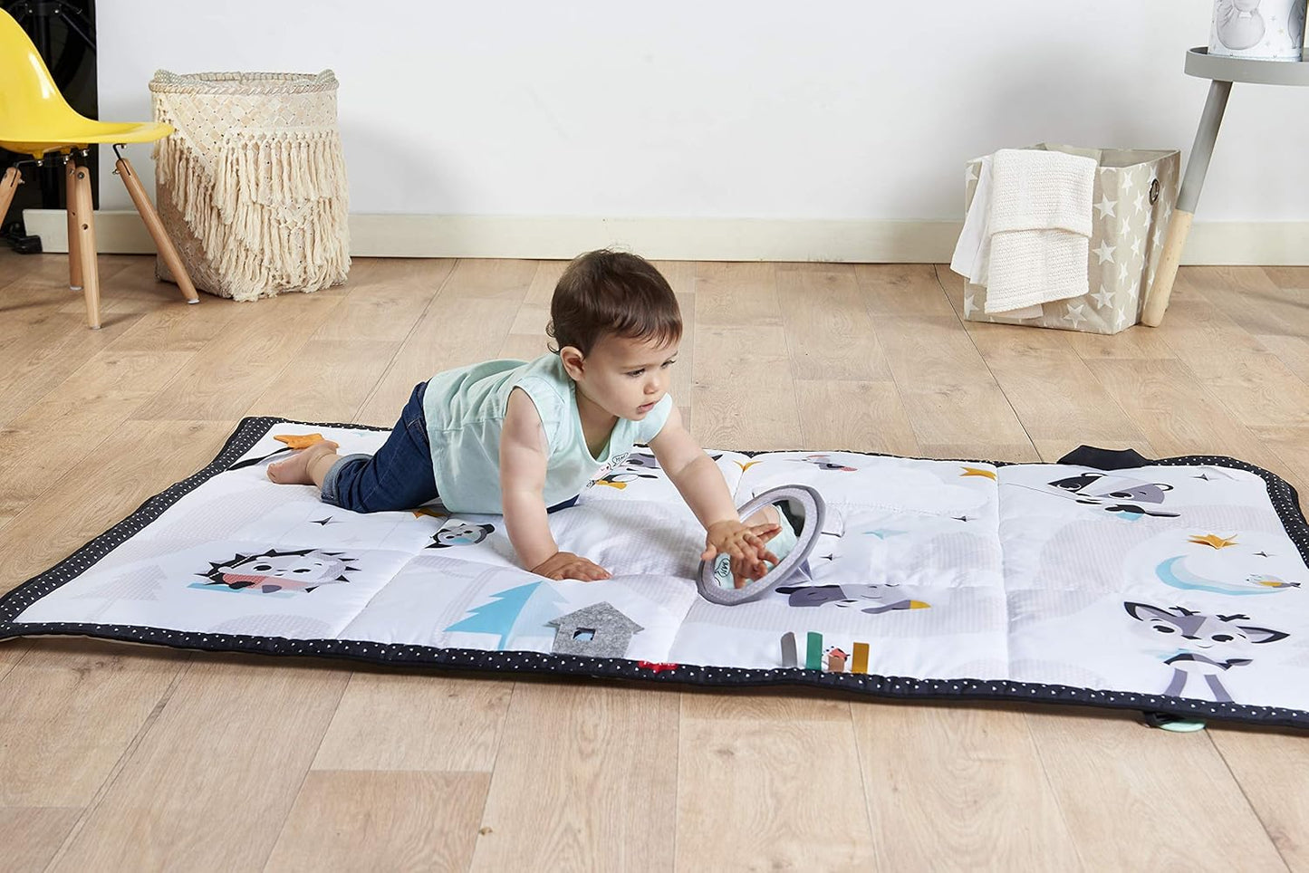 Tiny Love Black and white Super Play Mat - Magical Tales - Laadlee