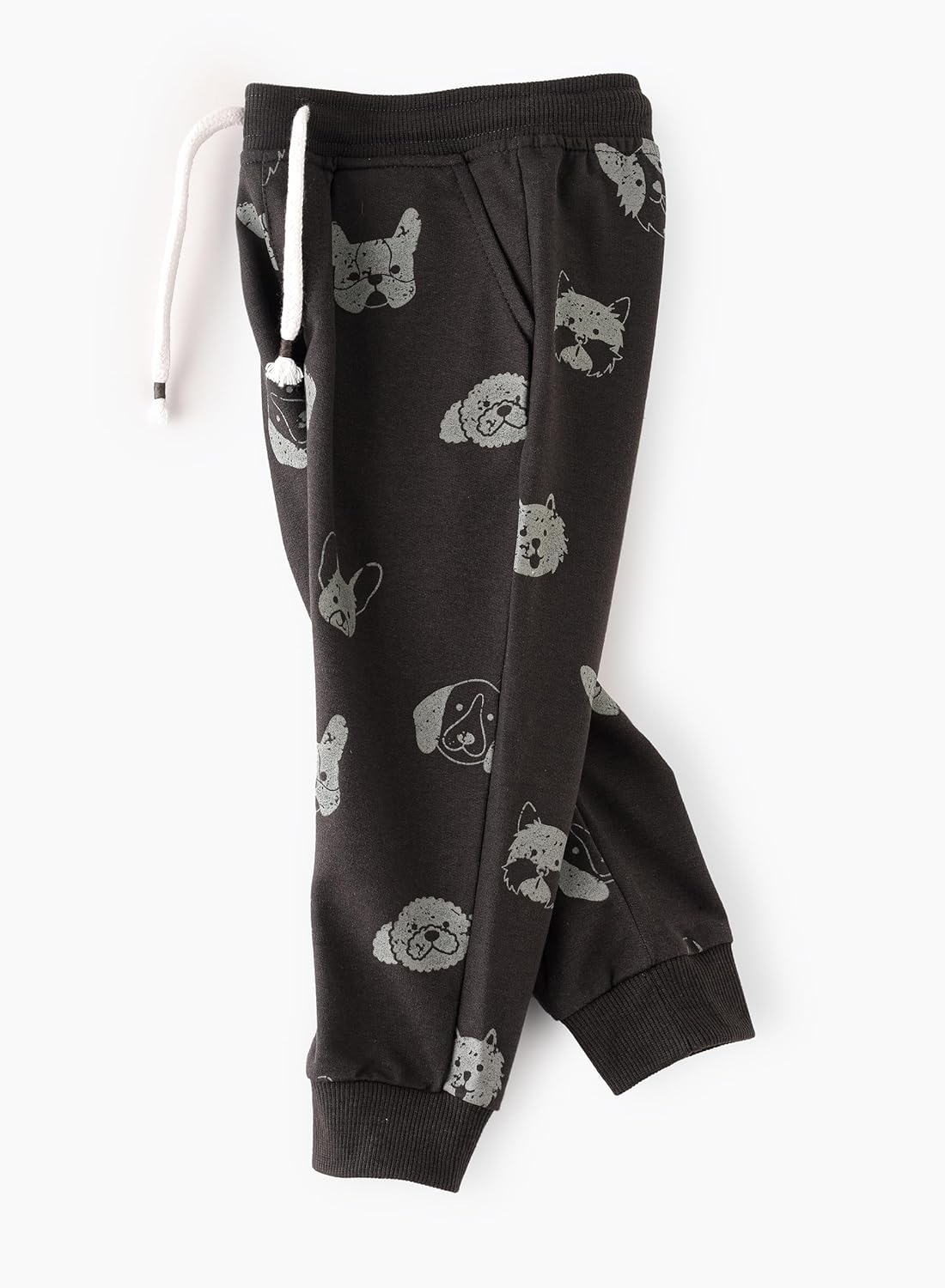 Jam All Over Printed Jogger Pants - Black - Laadlee