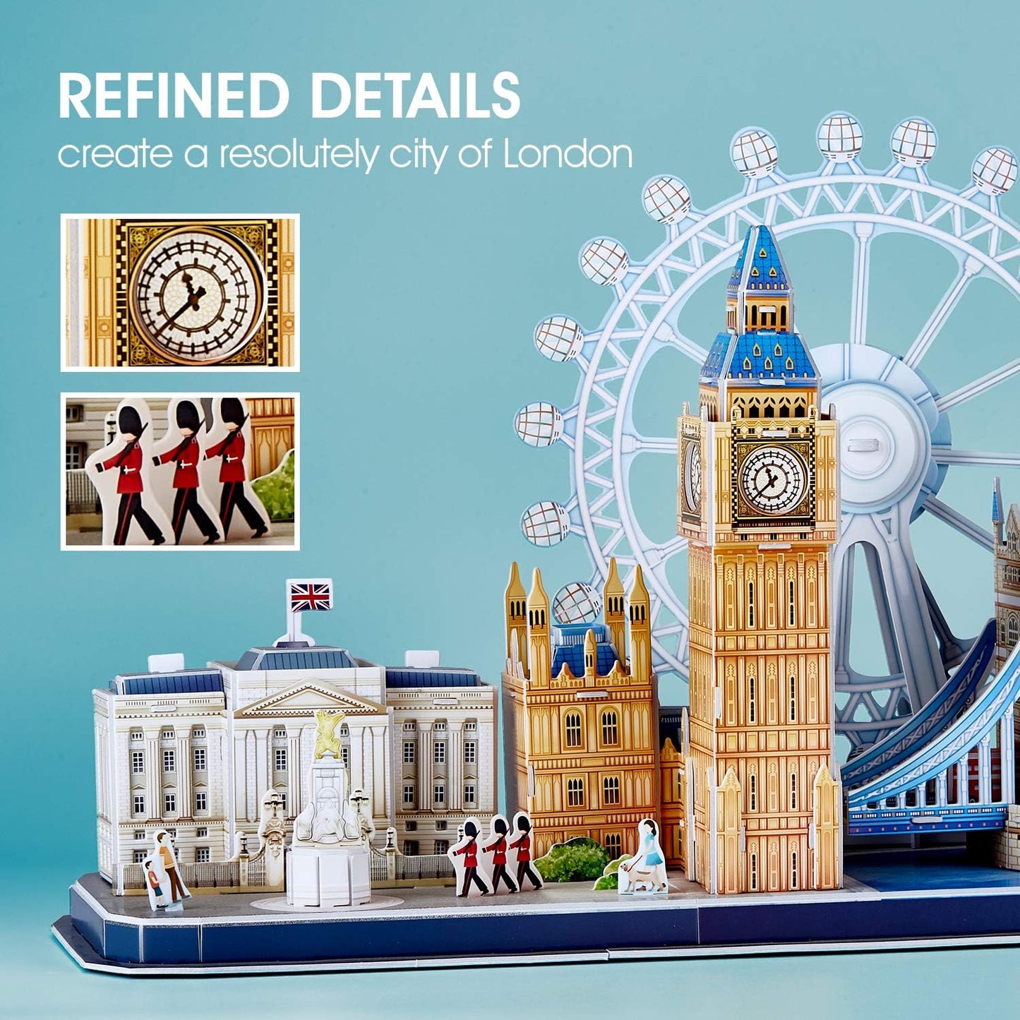 Cubicfun 3D Puzzle Cityline London - 107Pcs