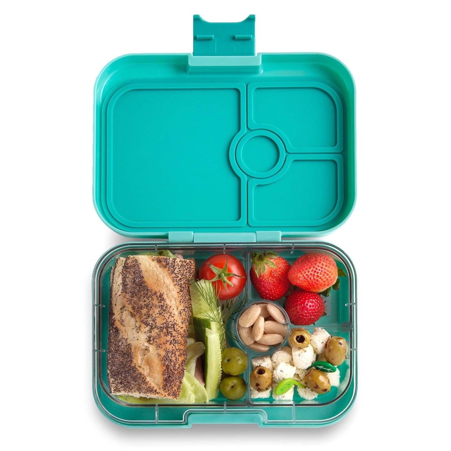 Yumbox 4 Compartment Lunch Box -  Surf Green