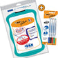 BIC Velleda Double-Sided Dry Erase Board With Whiteboard Marker And Eraser - Pack Of 1