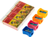 Nataraj Non Dust Jumbo Eraser 4Pcs With 621 Sharpener 4 Pcs Pet Pack