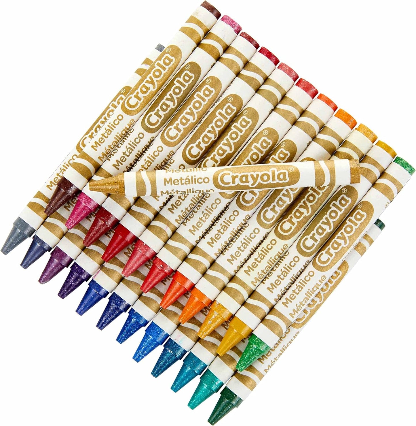 Crayola Metallic Crayons - Pack of 24