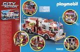 Playmobil Rescue Vehicles: Fire Engine with Tower Ladder