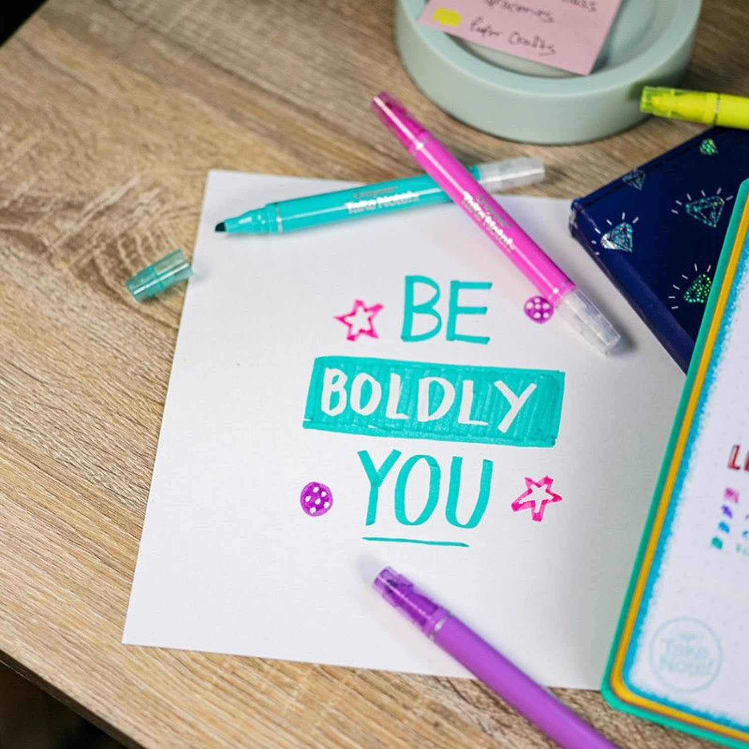 Crayola Take Note Erasable Highlighters - Pack of 6 - Laadlee