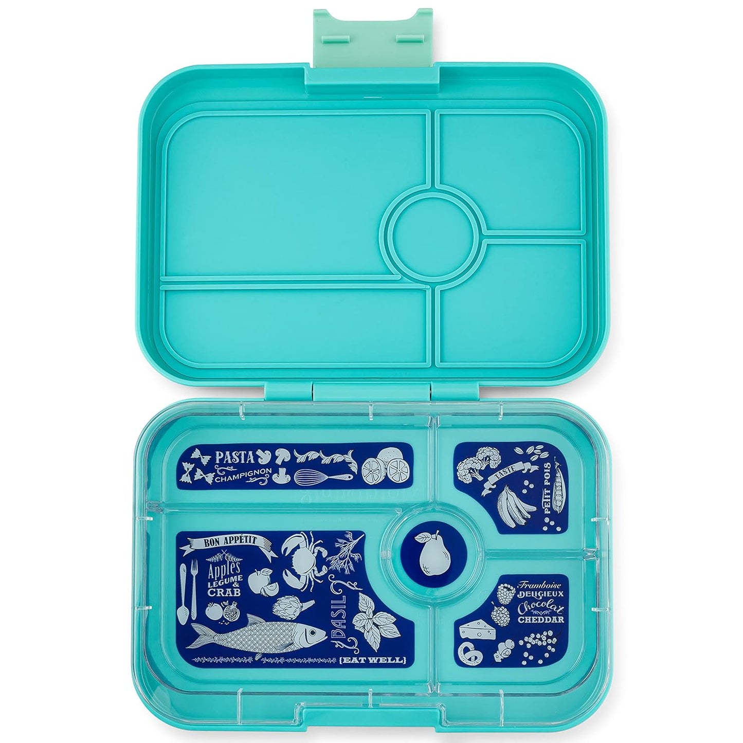 Yumbox Tapas 5 Compartment Bon Appetit Tray Lunch Box - Antibes Blue