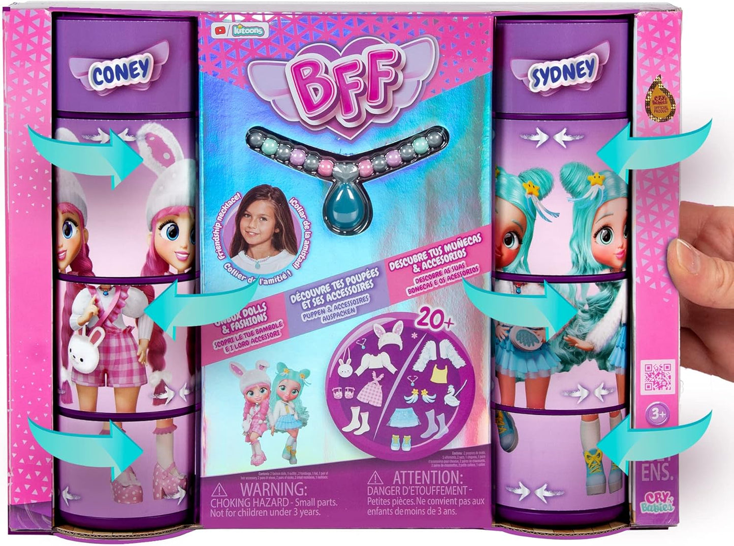 Cry Babies BFF Doll - Coney&Sydney