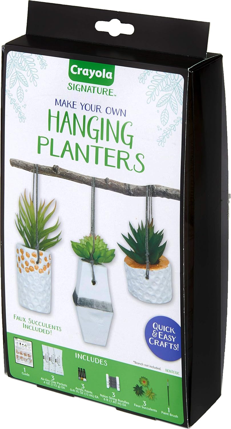 Crayola Signature Make Your Own Hanging Planters - Laadlee