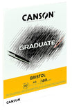 Canson Graduate Bristol Pad A3 20 Sheets 180GSM