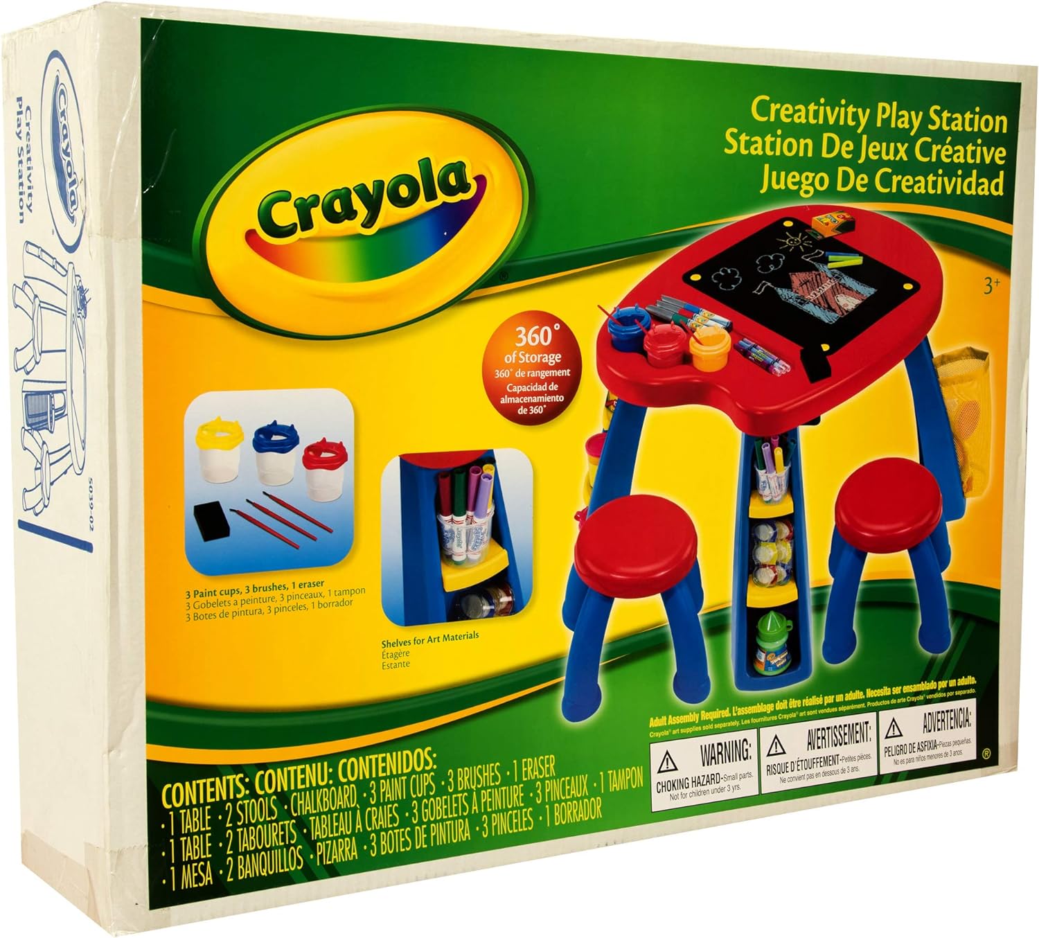 Crayola Easels Creativity Play Station (2 Stool) - Laadlee