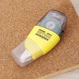 Deli Adhesive Roller 8Mx6Mm Black EA49011