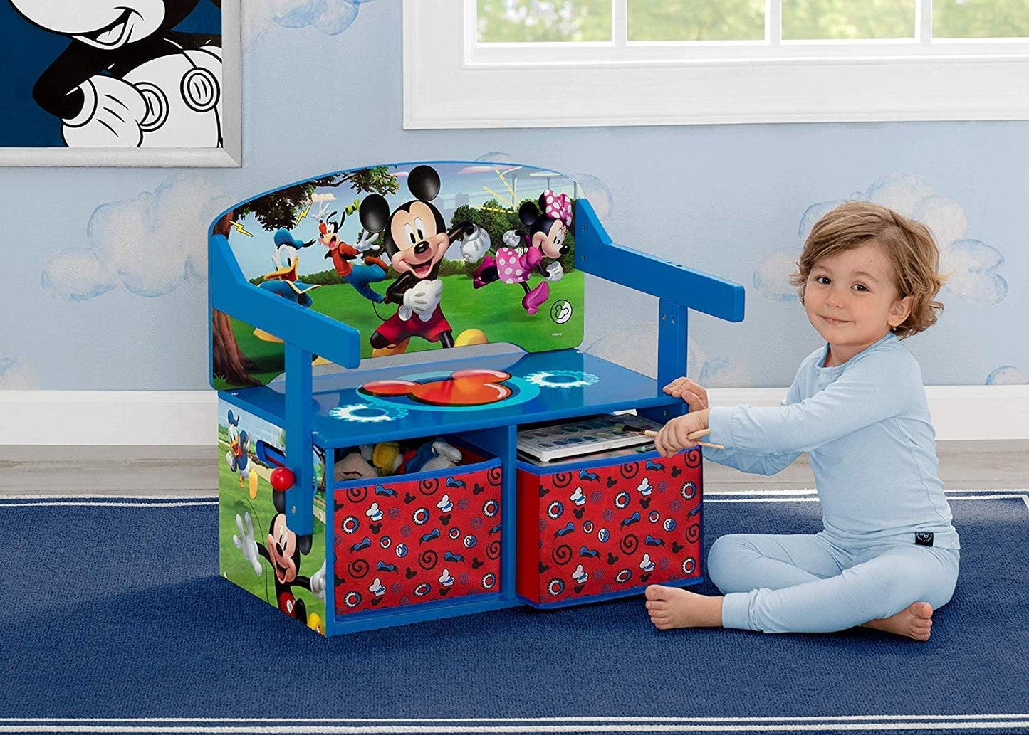 Delta Children Mickey Activity Bench