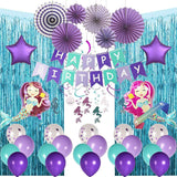 Brain Giggles Mermaid Birthday Party Decoration Set -  51 Pcs